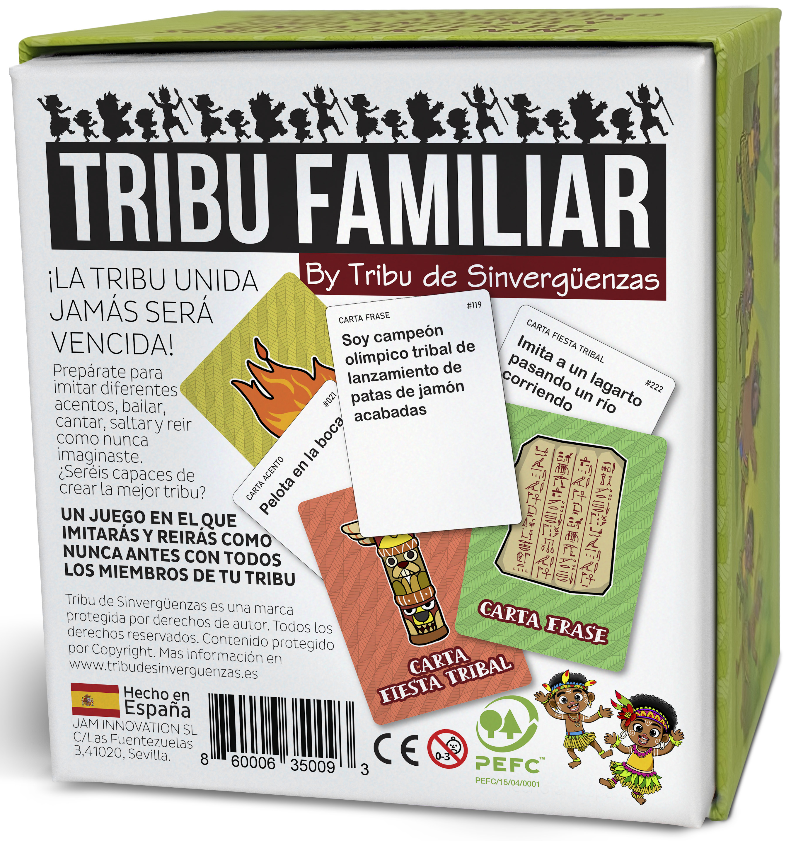 Tribu Familiar: caja y cartas